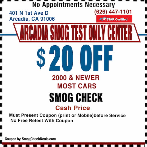 Smog Check Coupon